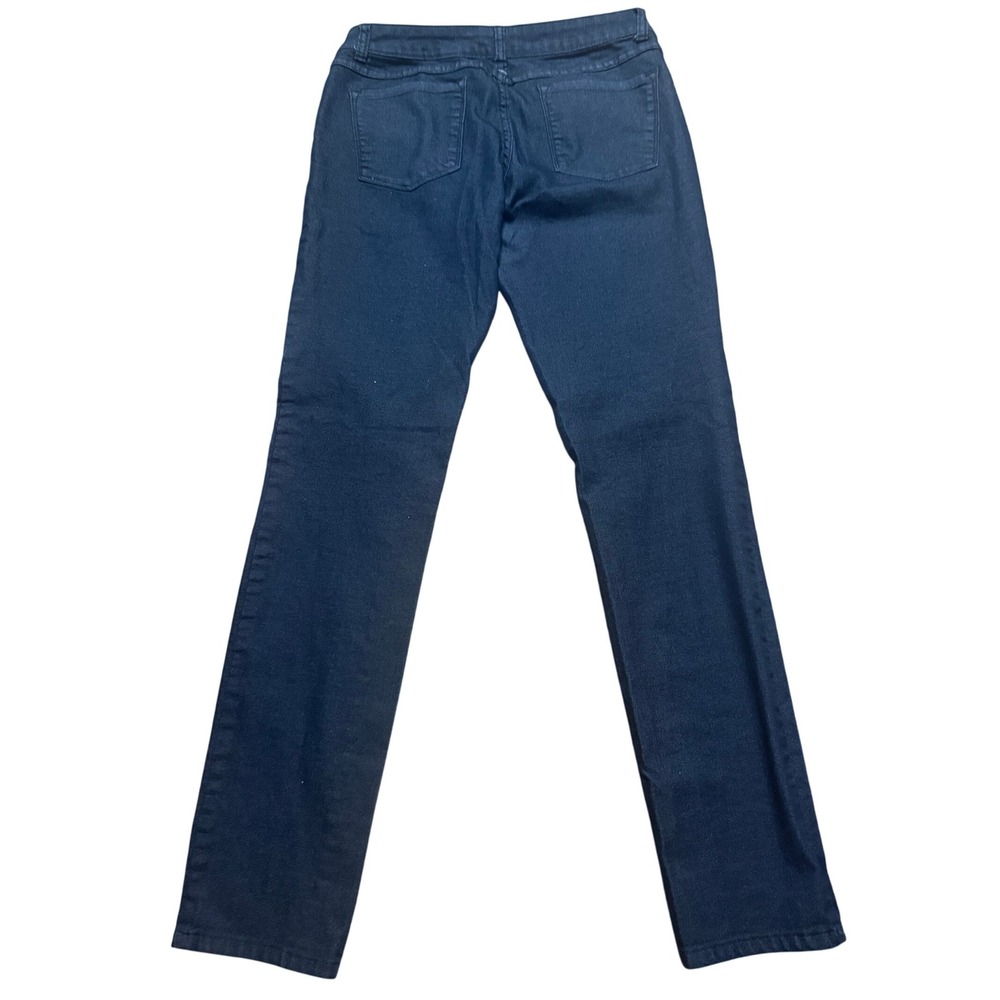 prAna Womens Black Denim Pants Size 6 Straight Leg Classic Fit - Picture 6 of 6